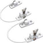 Ersandy - s�curit� fen�tre enfant, 2pcs protection fenetre enfant en alliage de zinc bloque fenetre securite ...