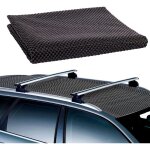 Ersandy - tapis antiderapant coffre toit de voiture motif de grille en pvc �tanche polyvalent coup� � ...