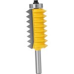 Ersandy - tenon couverts boiserie fraise outil �lectrique doigt colle joint routeur bit avec 8mm shank, ...