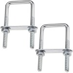 Ersandy - u - boulons carr boulons en u, 70 x 110 mm u - bolts en acier inox, u - boulon m8 avec crou ...