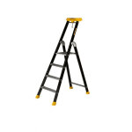 Centaure ? escabeau aluminium laqu� 4 marches ? hauteur d'acc�s 2, 90 m ? garde - corps 650 mm ? charge ...