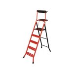 Mondelin - escabeau 5 marches - hauteur de travail max. 3, 10m - marches caillebotis - 201920