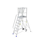 Escabeau 9 marches - hauteur max. de travail 4. 25m - er9