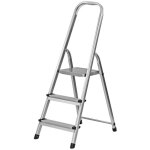 Escabeau en alu 3 marches - pliable - echelle