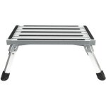 Escabeau de camping - car, marchepieds pliables en alliage d'aluminium, pieds en caoutchouc multifonctionnels ...