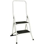 Facilitys - escabeau marchepied pliable - 2 marches - capacité 150 kg - sécurité - idéal travaux, peinture, ... Facilitys - escabeau marchepied pliable - 2 marches - capacité 150 kg - sécurité - idéal travaux, peinture, ...