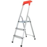 Safetool - escabeau pliable 3 marches marchepied l�ger en aluminium 150 kg 55 cm