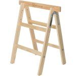 Kadax escabeau pliable stable - �chelle pliante l�g�re - en bois - petite �chelle avec raccords en acier ...