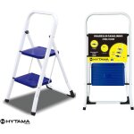 Escabeau pliant 2 marches en acier leger echelle pour cuisine bureau entrepot garage utilisation   steel ...