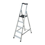 Hailo ? escabeau professionnel 5 marches ? hauteur d'acc�s 310 cm ? charge max 150 kg ? plateforme haute ...