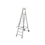 Facal ? escabeau roulant 11 marches ? hauteur de travail max. 4, 52m ? largeur 0, 68m ? 2 poign�es rabattables ...