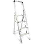 Oxeo - escabeau ultra mince & ultra lger 100% aluminium - 4 marches - 5, 5cm d'paisseur