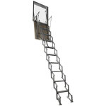 Escalier escamotable - trappe 70x80cm - hauteur 2. 76 � 3. 00m - aci - mur300 / 80 - 70