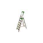 Escalux - escabeau aluminium � 6 marches ultra larges