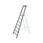 Escalux - escabeau en aluminium professionnel 7 marches haut. travail 3, 45 m - prolux plus