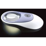 Eschenbach - 158620 led powerlux loupe � main avec �clairage led grossissement: 5 x lentille: (�) 58 ...