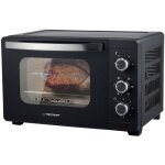 Esperanza eko006n mini four � convection et tournebroche 25 l 1600w noir