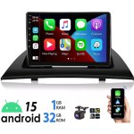 Essgoo - autoradio 9'' android 14 pour bmw x3 e83 2004 - 2012 apple carplay navigation rds bluetooth ...