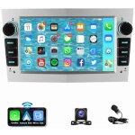 Essgoo - autoradio android 14 apple carplay gps pour opel astra h corsa c d meriva zafira b blanc 2 + ...