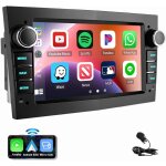 Essgoo - autoradio android 14 apple carplay gps pour opel astra h corsa c d meriva zafira b noir 2 + ...