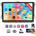 Essgoo - autoradio android 14 avec lecteur gps pour vw golf mk5 mk6 9 pouces apple carplay - 1 + 32g ...