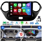 Essgoo - autoradio android 15 avec radio gps et apple carplay pour hyundai i10 ii ia / ba 2013 - 2016 ...