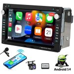 Essgoo - autoradio android avec syst�me de navigation apple carplay pour vw passat b5, golf 4, polo, ...