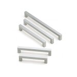 Poigne alustyle 7020 - talla aluminium. 398x14x35mm. entraxe 384mm.