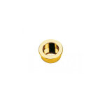 Estamp - poign�e cuvette ronde � ext�rieur 40 mm � int�rieur 35 mm - laiton finition dor�