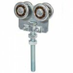 Monture � galets f - 40 pour portes coulissantes suspendues estebro
