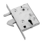 Estebro - serrure � crochet pour portail - � encastrer - axe 60mm