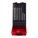 Coffret de 7 forets sds + 4 taillants pour bton et bton arm - milwaukee