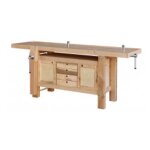 Outifrance - etabli bois massif 2, 00 m a caisson