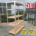 �tag�re � 5 niveaux �tag�res de rangement �tag�res de stockage pour charges lourdes �tag�res de garage ...