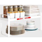 �tag�re extensible en m�tal - �tag�re de cuisine extensible - organiseur r�glable - �tag�re � �pices ...