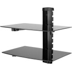 �tag�re multimedia nemaxx dv02 - �tag�re en verre stable pour les dvd blu ray media console hifi - 2 ...