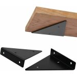 Etagere murale fixation invisible 10cm 2 pi�ces triangle �querre �tag�re support invisible etagere support ...