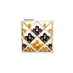 �tag�re range bouteille losange 60x30x60 cm ? capacit� de stockage superposables ? pour cuisine, salon ...