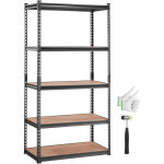 Mophorn - vevor etagere de rangement 5 niveaux reglables etagere de garage metallique charge lourde 907, ...