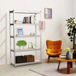 Tagres de rangement en mtal tagre  5 niveaux tagre de rangement pour cuisine, salle de bain, industriel ...