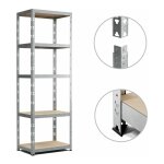 Etagere de rangement modulable et polyvalente pour atelier, garage, cave. . . charges lourdes 172x75x30cm ...
