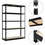 Etagre de rangement modulable et polyvalente pour atelier, garage, cave. . . charges lourdes 180x120x40cm ...