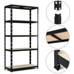 Etagre de rangement modulable et polyvalente pour atelier, garage, cave. . . charges lourdes180x90x40cm ...