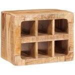 �tag�res de rangement?�tag�re � vin marron 44 x 30 x 35 cm bois de manguier massif cfw50584