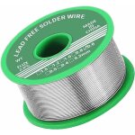 �tain de soudure 0, 6 mm, �tain sans plomb avec noyau de colophane, fil a souder avec flux 20 g fil de ...