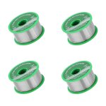 4 pi�ces �tain de soudure , �tain sans plomb avec noyau de colophane, �tain � souder avec flux, fil de ...