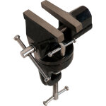 Etau agrafe 70 mm en fonte  base rotative 360