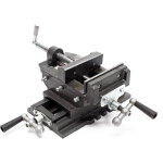 Wiltec - tau de fraisage 2 axes 150 mm perceuse � tarauder table crois� �tabli �tau machine outil atelier ...