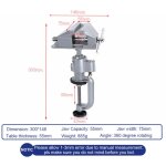 �tau de table rotatif 360� universel - 7. 6cm pour bricolage, soudure, peinture - pivotant & r�glable ...