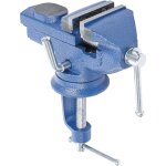 Bgs technic - etau de table tournant 360� avec enclume fixation rapide et serrage par griffe